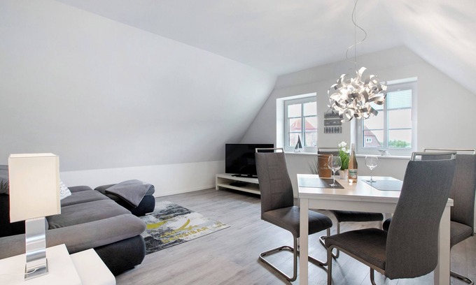 Klanxbuell Apartment | Apartment 'Käptn's Koje' with Private Terrace and Wi-Fi