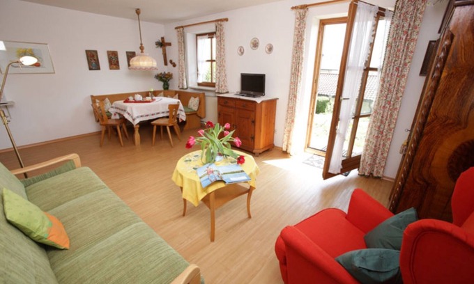 Waging am See Apartment | Apartment 'Kauderer - Wohnung 1' with Private Terrace, Shared Garden and Wi-Fi