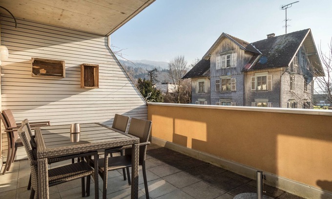 Schwarzach Apartment | Apartment 'Kilian' with Mountain View, Balcony and Wi-Fi