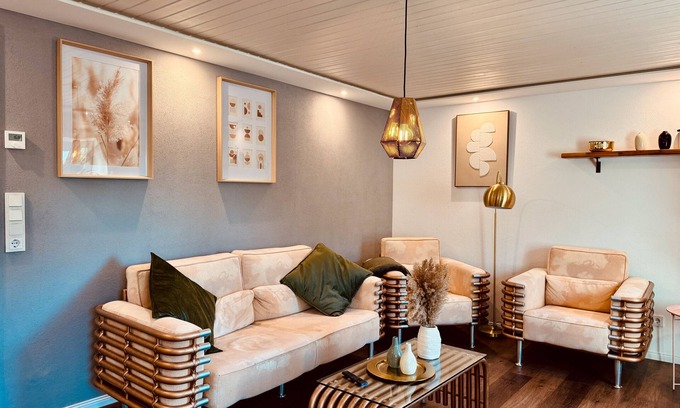 Feuerscheid Apartment | Apartment 'Kleine Perle In Der Eifel - Lot54' with Private Terrace, Private Garden and Wi-Fi