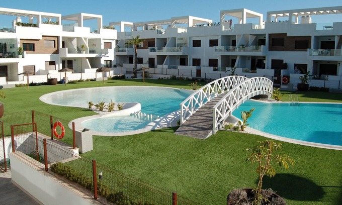 Los Balcones Apartment | Apartment 'Laguna Resort' with Lake View, Wi-Fi and Air Conditioning