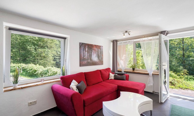 Freudenstadt Apartment | Apartment 'Langenwaldsee' with Private Terrace, Shared Garden and Wi-Fi