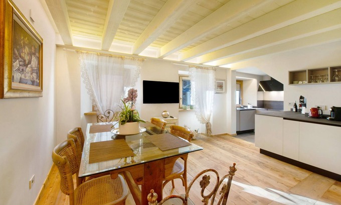 Arvier Apartment | Apartment 'Le Bourg Charmant - Soleil d’été' with Mountain View, Shared Garden and Wi-Fi