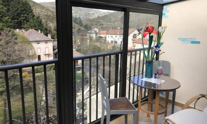 Villefort Apartment | Apartment 'Le Grenier D'annick' with Mountain View, Private Terrace and Wi-Fi