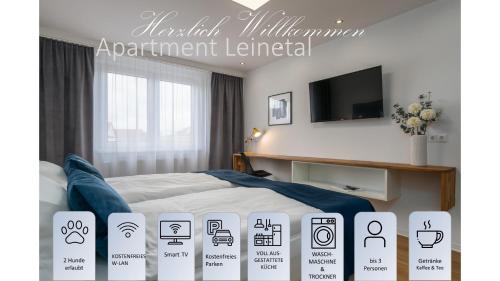 Edesheim Apartment | Apartment Leinetal mit Kamin, Seenähe, Terrasse