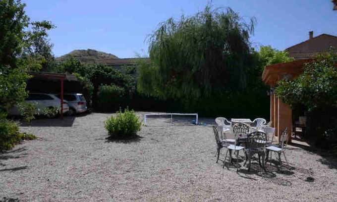 Navarrete del Rio House | Apartment 'Los Diegos' with Mountain View, Private Terrace and Private Garden