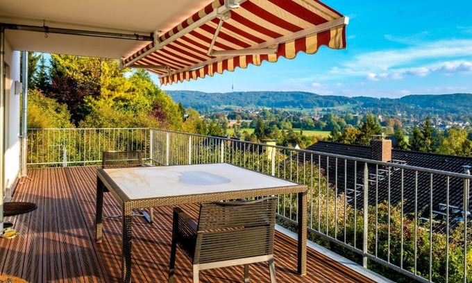 Weil am Rhein Apartment | Apartment mit Fernsicht, nahe Schweizer Grenze