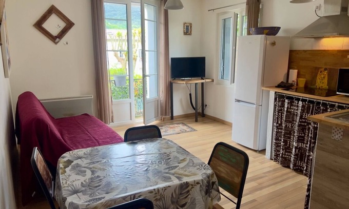 Lamalou-les-Bains Apartment | Apartment n°3 - T2 bedroom & separate bathroom