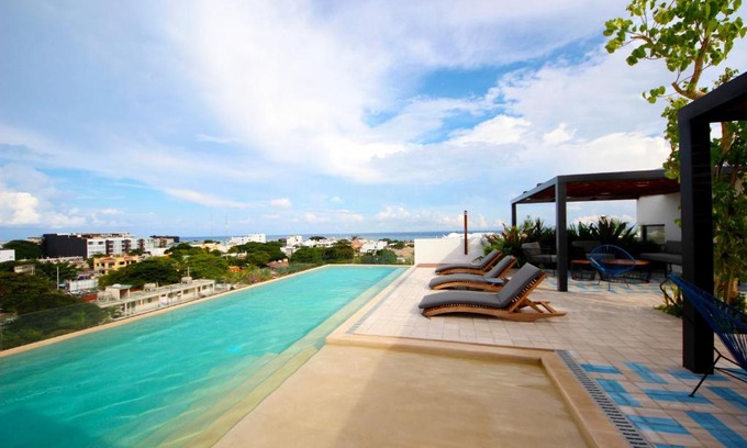 Centro Apartment | Apartment near the beach, rooftop, pool, sea view.