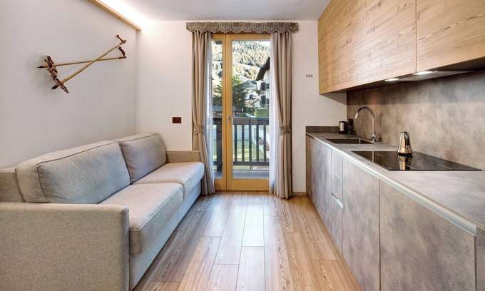 Bormio Apartment | Apartment "Olympic Chalet 11" with Mountain View, Balconies & Wi-Fi