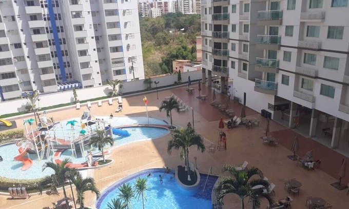 Do Turista Apartment | Apartment overlooking the swimming pools Prive Riviera Park Hotel - Caldas Novas.