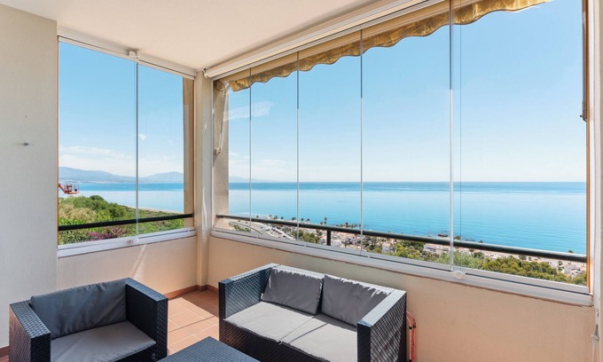 Manilva Apartment | Apartment 'Panoramic Sea Views' with Sea View, Wi-Fi and Air Conditioning