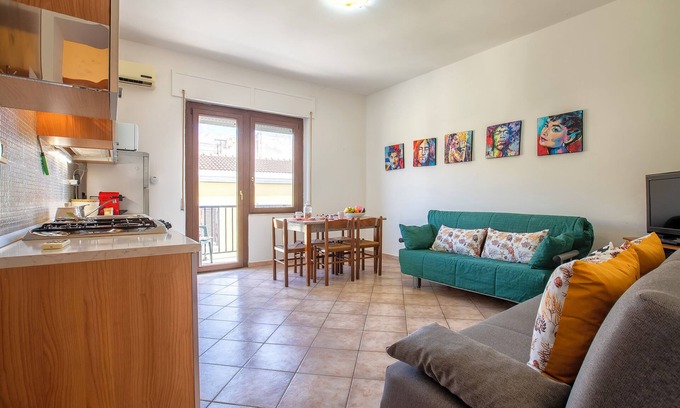Porto Torres Apartment | Apartment 'Petronia' with Balcony and Wi-Fi