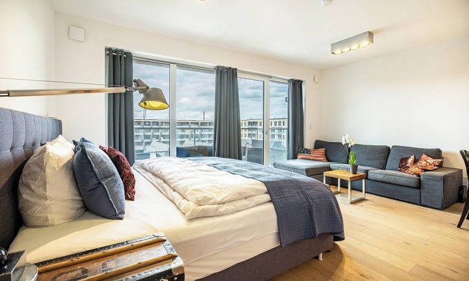 Uberseestadt Apartment | Apartment Portus 16 close to City Centre with Balcony