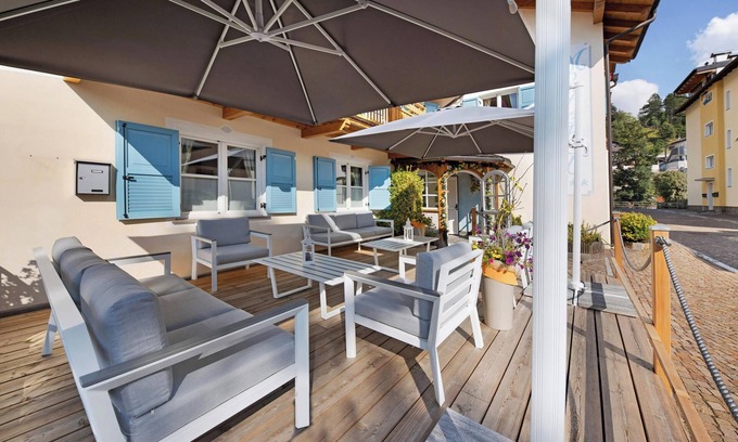 Tesero Apartment | Apartment "Residence Montebel Bilocale" with Mountain View, Garden & Terrace