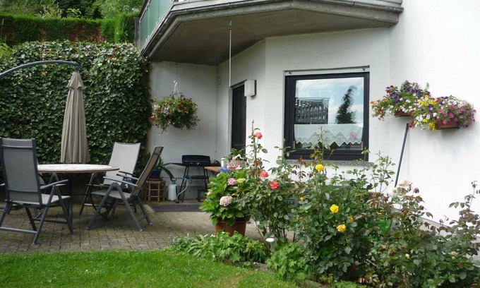Niedershausen Apartment | Apartment 'Rosita' with Private Terrace, Private Garden and Wi-Fi