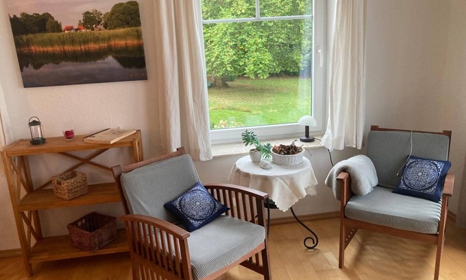 Kummerow Apartment | Apartment 'Seeblick Kummerow' with Lake View, Shared Terrace and Wi-Fi