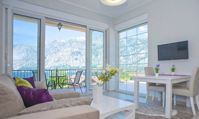 Prcanj Apartment | APARTMENT SOPHIA. Sea-view apartment with pool, private terrace & fast WI-Fi!