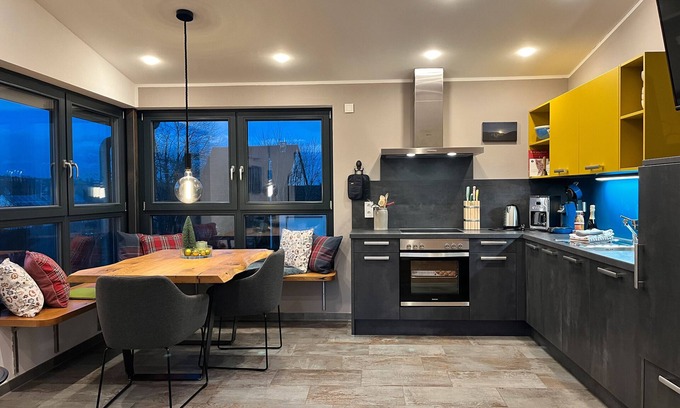 Inzigkofen Apartment | Apartment 'Talblick' with Private Terrace, Shared Garden and Wi-Fi