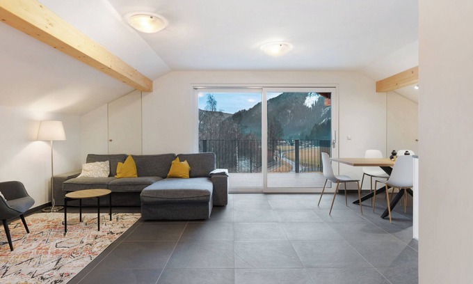 Sarntal Apartment | Apartment 'Talferblick' with Mountain View, Private Terrace and Wi-Fi