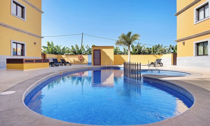 Tazacorte Apartment | Apartment 'Tazacorte' with Sea View, Shared Pool and Wi-Fi