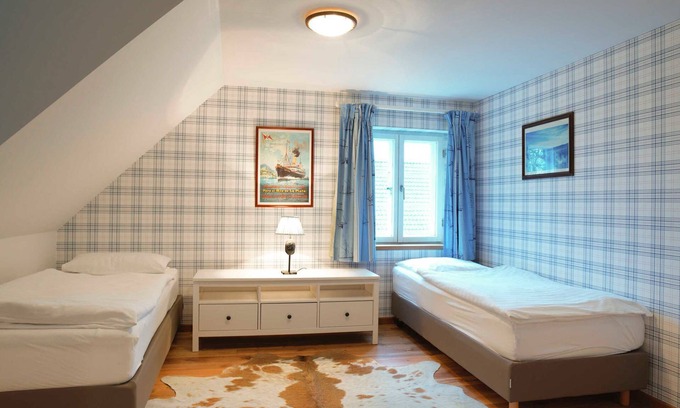 Dalwitz Apartment | Apartment terrace view (6 pers.) - FerienGut Dalwitz Verwalterhaus