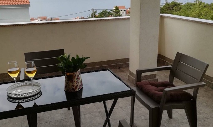 Karlobag Apartment | Apartment Villa Bijele Stijene - Two Bedroom Apartment with Terrace and Sea View