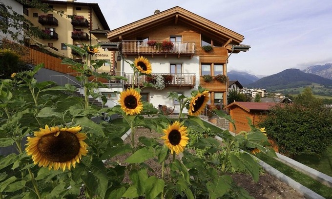Carano Apartment | Apartment 'Villa Prafiori Genziana' with Mountain View, Shared Garden, Terrace & Wi-Fi