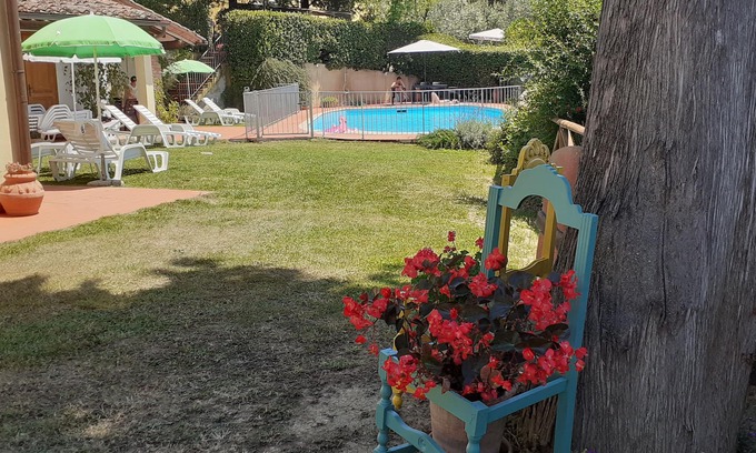 Gambassi Terme Apartment | APARTMENT WITH WINDOWS VIEW ON THE POOL AND ON THE WONDERFUL TUSCAN COUNTRYSIDE
