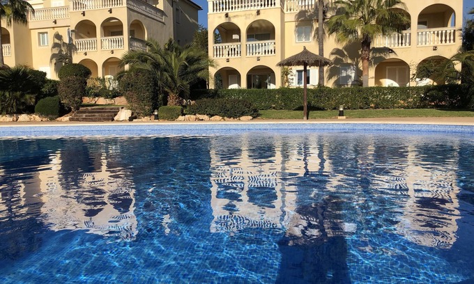 Cala Mandia Apartment | Apartment with large pool and garden in a well-kept complex, ideal for children