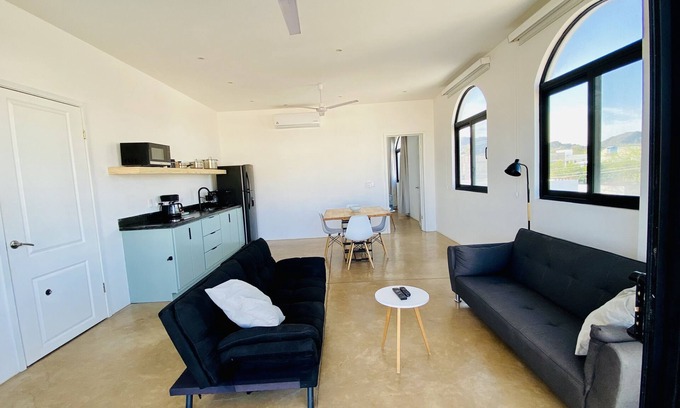 Central Sonora Apartment | Apartment with mountain view, private balcony and access to beach front terrace.
