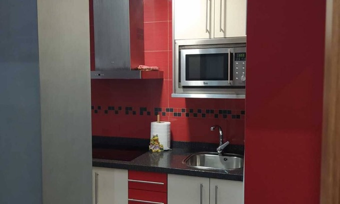 Nerpio Apartment | Apartment with one bedroom and kitchen.