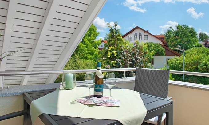 Ostrach Apartment | Apartment 'Wohlfühlplatz' with Balcony and Wi-Fi