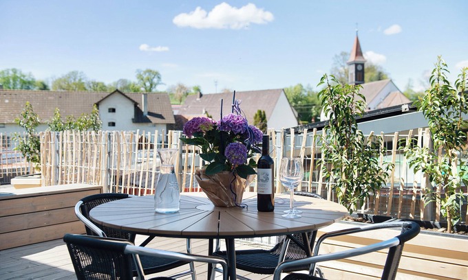 Otterswang Apartment | Apartment 'Wohnung Buche' with Shared Terrace, Balcony and Wi-Fi