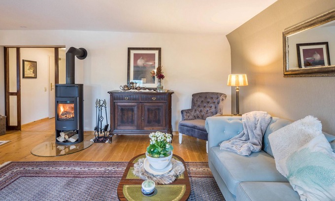 Feldatal Apartment | Apartment 'Wohnung Mit Kaminofen Im Vogelsberg' with Balcony and Wi-Fi