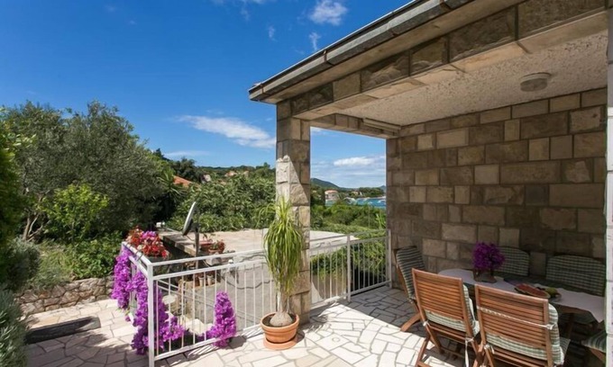Kolocep Island Apartment | Apartments Maria Koločep - Two Bedroom Apartment with Terrace and Garden View