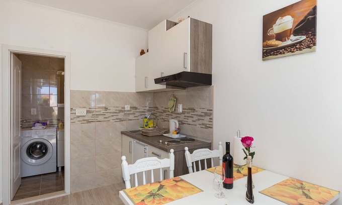 Brasina Apartment | Apartments Olive - One Bedroom Apartment with Terrace and Partial Sea View - Popolica 50
