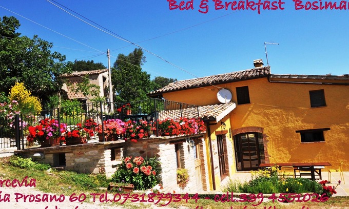Avacelli Apartment | App. LA TANA B&B Bosimano-Grotte di Frasassi max. 8 people