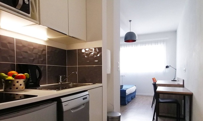 Republique - Les Ponts Apartment | Appart-Hotel Mer & Golf City Ile de Nantes