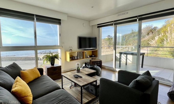 Le Pouldu Apartment | Appartement 5 Pers - Face MER - Plage - LE Pouldu - Clohars-carnoët