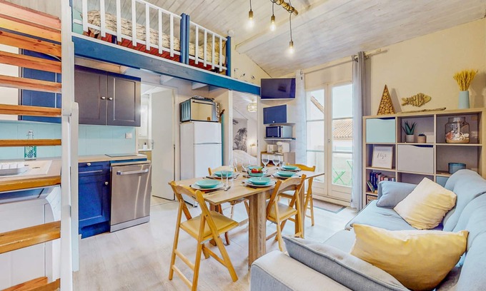 La Remigeasse Apartment | Appartement Aloha Ohana 4/6 Personnes à 400m de la Plage à Dolus D'oléron