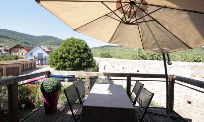 Kientzheim Apartment | Appartement Bellevue avec Terrasse