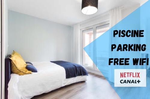 Toulouse West Apartment | Appartement Contemporain proche Météo, Basso Cambo, EDF, Airbus & Thales