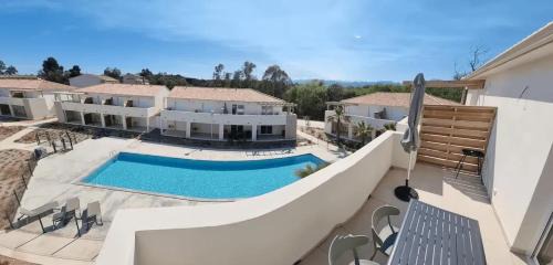 Bravone Apartment | Appartement convivial à Linguizzetta avec piscine