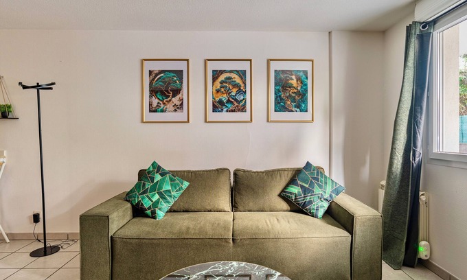 Annemasse Apartment | Appartement entier à 5’ de la Gare d’Annemasse - Geneva, Comfortable 50 sqm Appartment