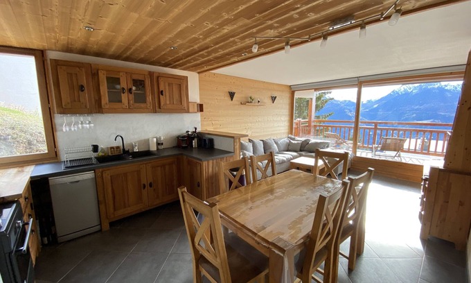 La Rosiere Apartment | Appartement Grand Confort 4 Pers Centre Station Pied des Pistes