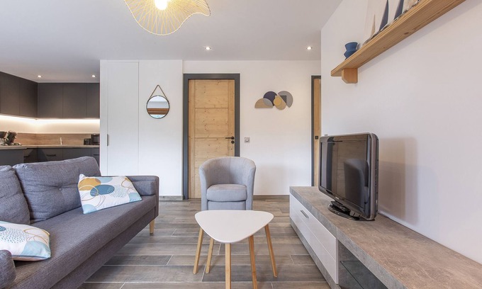 Le Grand-Bornand Apartment | Appartement Le Samance 1 au 900 m des Pistes de ski et des Commerces