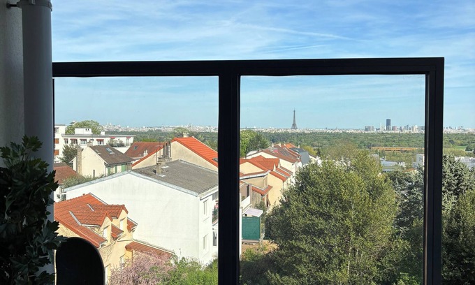 Suresnes Apartment | Appartement Lumineux à Suresnes à Côté de Paris Vue Tour Eiffel