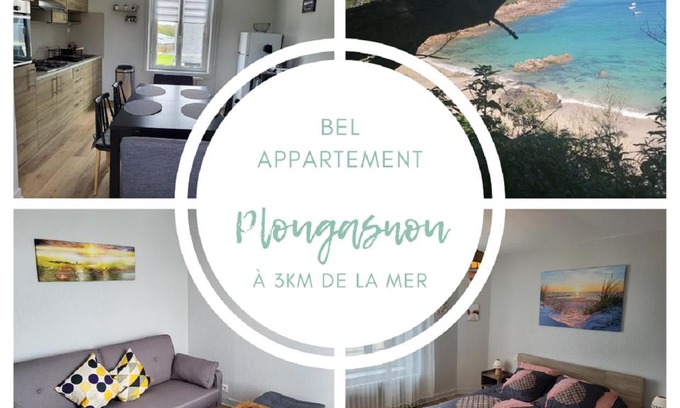 Plougasnou Apartment | Appartement paisible en Baie de Morlaix Plougasnou