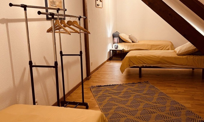 Sarralbe Apartment | Appartement Sarreguemines 2 chambres 1 lit double et 3 lits simples